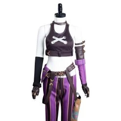 NewCosplay League Of Legends LoL Jinx Uniform Outfits Halloween Carnival Suit Cosplay Costume New Arrivals