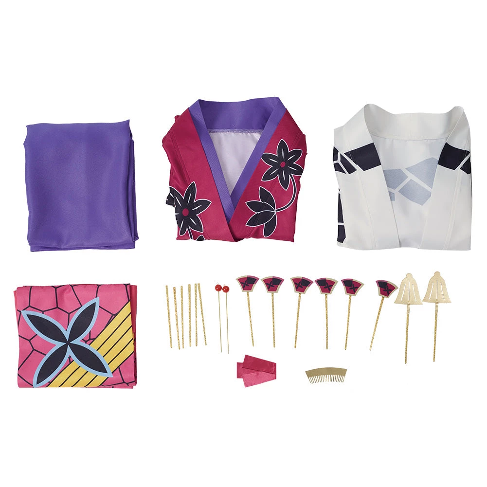 NewCosplay New Arrivals Demon Slayer Daki Kimono Dress Outfits Halloween Carnival Suit Cosplay Costume 11 NewCosplay New Arrivals Demon Slayer Daki Kimono Dress Outfits Halloween Carnival Suit Cosplay Costume