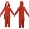 NewCosplay Kids Children Turning Red Mei Jumpsuit Sleepwear Cosplay Costume