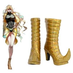 NewCosplay JoJo‘s Bizarre Adventure Dio Brando Boots Halloween Costumes Accessory Cosplay Shoes