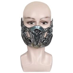 NewCosplay Mortal Kombat Sub-Zero Mask Masquerade Halloween Party Costume Props Cosplay Latex Masks Helmet