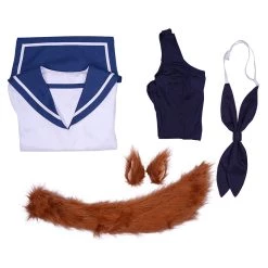 NewCosplay New Arrivals Strike Witches Miyafuji Yoshika Sailor Suit Dress Swimwear Outfits Halloween Carnival Suit Cosplay Costume