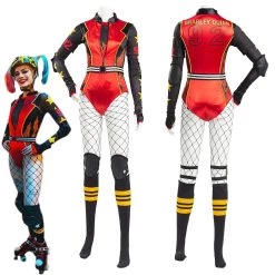 NewCosplay New Arrivals Birds Of Prey And The Fantabulous Emancipation Of One Harley Quinn Roller Derby Outfit Cosplay Costume
