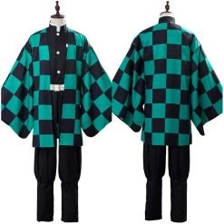 NewCosplay Demon Slayer: Kimetsu No Yaiba Kamado Tanjirou Oufit Cosplay Costume