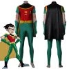 NewCosplay New Arrivals Teen Titans Robin Jumpsuit Outfits Halloween Carnival Costume Cosplay Costume