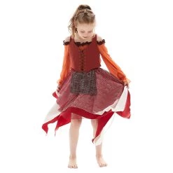 NewCosplay Hocus Pocus Mary Sanderson Girls Kids Children Cosplay Costume