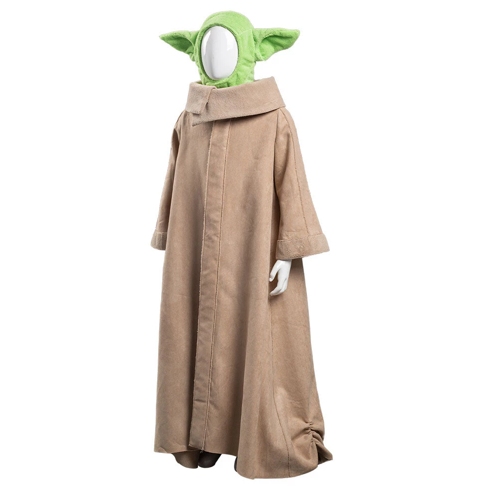 NewCosplay The Mandalorian -Baby Yoda Robe Hat Outfits Halloween Carnival Suit Cosplay Costume For Kids New Arrivals 7 NewCosplay The Mandalorian -Baby Yoda Robe Hat Outfits Halloween Carnival Suit Cosplay Costume For Kids New Arrivals