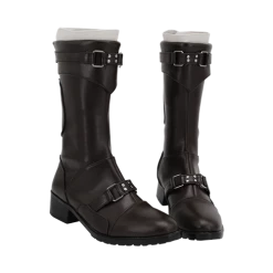 NewCosplay Final Fantasy VII Remake Leslie Kyle Boots Halloween Costumes Accessory Cosplay Shoes