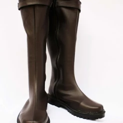 NewCosplay Hakuoki Nagakura Shinpachi Cosplay Boots Shoes
