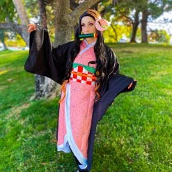 CosplaySky New Arrivals Demon Slayer Kamado Nezuko Cosplay Costume Kimono Anime Cosplay Outfits 23 CosplaySky New Arrivals Demon Slayer Kamado Nezuko Cosplay Costume Kimono Anime Cosplay Outfits