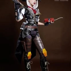 New Cosplaysky Overwatch Ashe Elizabeth Caledonia Outfit Halloween Carnival Suit Cosplay Costume 27 New Cosplaysky Overwatch Ashe Elizabeth Caledonia Outfit Halloween Carnival Suit Cosplay Costume