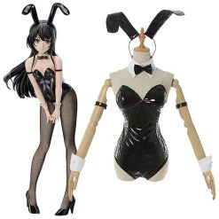 NewCosplay New Arrivals Rascal Does Not Dream Of Bunny Girl Senpai-Sakurajima Mai Bunny Girl Jumpsuit Outfits Halloween Carnival Suit Cosplay Costume