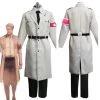 NewCosplay New Arrivals Attack On Titan Shingeki No Kyojin S4 Marley Army White Uniform Outfits Halloween Carnival Suit Cosplay Costume