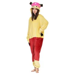 NewCosplay New Arrivals Anime One Piece ·Chopper Pajama Adult Unisex Onesies Polyester Sleepwear Pyjamas Halloween Carnival Costume Cosplay Costume 19 NewCosplay New Arrivals Anime One Piece ·Chopper Pajama Adult Unisex Onesies Polyester Sleepwear Pyjamas Halloween Carnival Costume Cosplay Costume