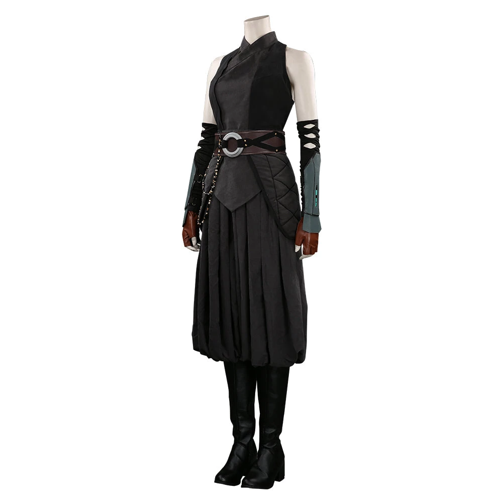 NewCosplay New Arrivals The Mandalorian Ahsoka Tano Black Outfits Halloween Carnival Suit Cosplay Costume 5 NewCosplay New Arrivals The Mandalorian Ahsoka Tano Black Outfits Halloween Carnival Suit Cosplay Costume