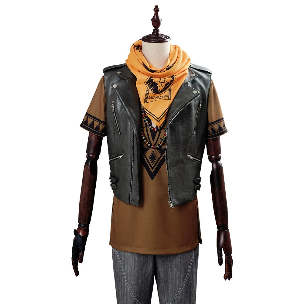 NewCosplay Game Twisted Wonderland Ruggie Bucchi Suit Cosplay Costume 8 NewCosplay Game Twisted Wonderland Ruggie Bucchi Suit Cosplay Costume