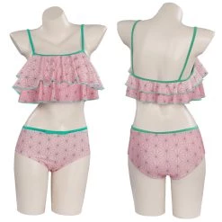 NewCosplay Demon Slayer Kamado Nezuko Swimwear Outfits Halloween Carnival Suit Cosplay Costume New Arrivals