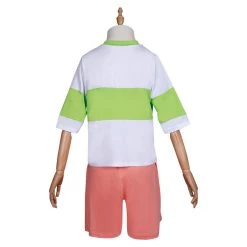 NewCosplay Spirited Away-Ogino Chihiro T-shirt Shorts Outfits Halloween Carnival Suit Cosplay Costume