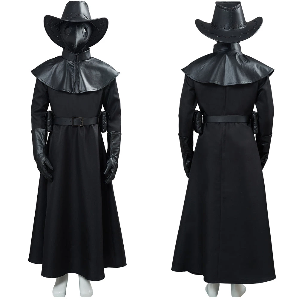 NewCosplay New Arrivals Plague Doctor Halloween Carnival Suit Outfit For Kids Children Cosplay Costume 3 NewCosplay New Arrivals Plague Doctor Halloween Carnival Suit Outfit For Kids Children Cosplay Costume