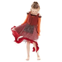 NewCosplay Hocus Pocus Mary Sanderson Girls Kids Children Cosplay Costume