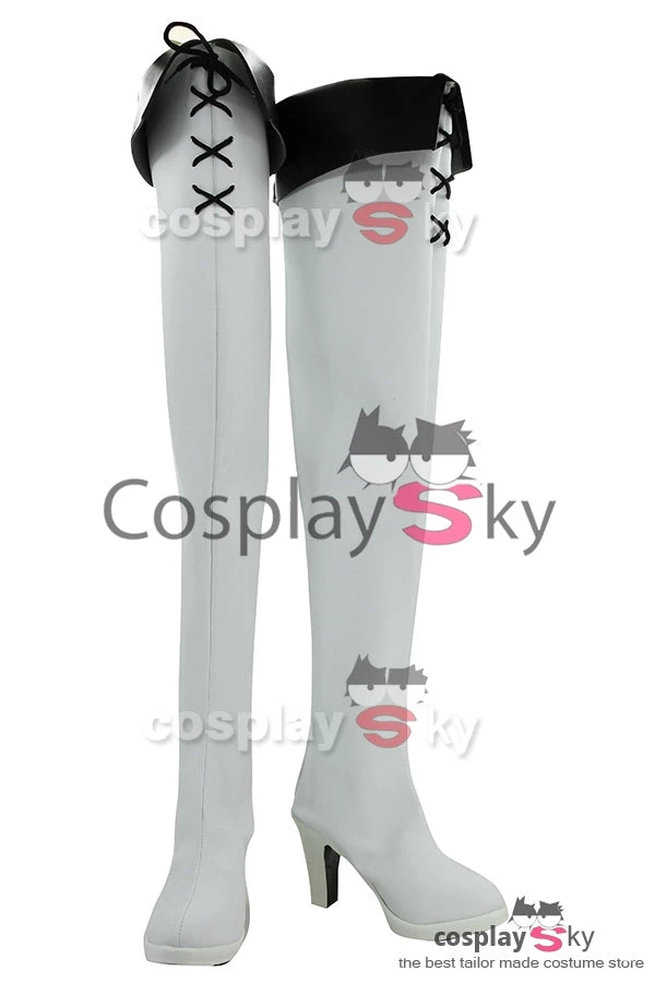 NewCosplay Akame Ga KILL! Esdeath Empire General Boots Cosplay Shoes