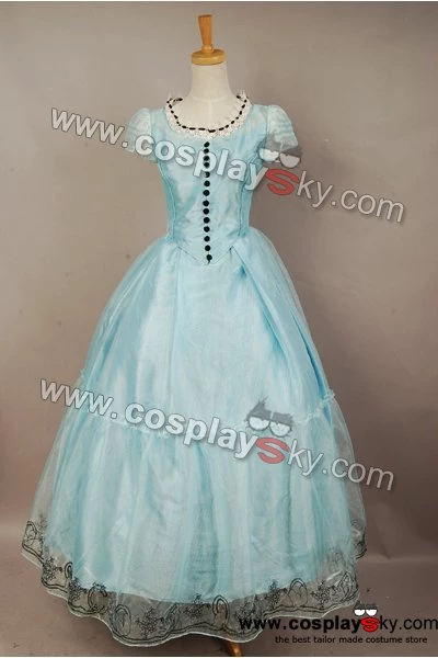 NewCosplay Tim Burton's Alice In Wonderland Alice Blue Dress Costume New Arrivals 4 NewCosplay Tim Burton's Alice In Wonderland Alice Blue Dress Costume New Arrivals
