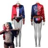 NewCosplay New Arrivals Suicide Squad Harleen Quinzel T-shirt Pants Outfits Halloween Carnival Suit Cosplay Costume