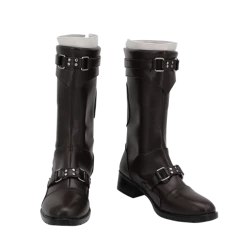 NewCosplay Final Fantasy VII Remake Leslie Kyle Boots Halloween Costumes Accessory Cosplay Shoes