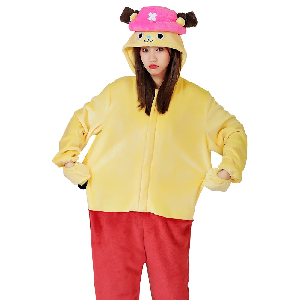 NewCosplay New Arrivals Anime One Piece ·Chopper Pajama Adult Unisex Onesies Polyester Sleepwear Pyjamas Halloween Carnival Costume Cosplay Costume 12 NewCosplay New Arrivals Anime One Piece ·Chopper Pajama Adult Unisex Onesies Polyester Sleepwear Pyjamas Halloween Carnival Costume Cosplay Costume