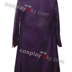 NewCosplay New Arrivals Batman Dark Knight Joker Purple Long Trench Coat Halloween Costume Cosplay