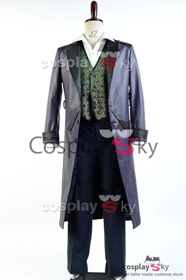 NewCosplay Batman Arkham Origins Blackgate Joker Outfit Cosplay Costume 4 NewCosplay Batman Arkham Origins Blackgate Joker Outfit Cosplay Costume