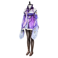 NewCosplay Game Genshin Impact Keqing Dress Outfits Halloween Carnival Suit Cosplay Costume New Arrivals