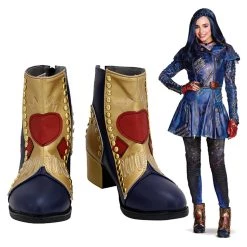 NewCosplay Descendants 3 Evie Boots Halloween Costumes Accessory Cosplay Shoes New Arrivals
