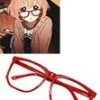 NewCosplay Beyond The Boundary Mirai Kuriyama Red Glasses Frame Cosplay Prop Accessory New Arrivals