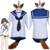 NewCosplay New Arrivals Strike Witches Miyafuji Yoshika Sailor Suit Dress Swimwear Outfits Halloween Carnival Suit Cosplay Costume 2 NewCosplay New Arrivals Strike Witches Miyafuji Yoshika Sailor Suit Dress Swimwear Outfits Halloween Carnival Suit Cosplay Costume