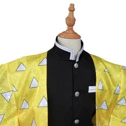 NewCosplay New Arrivals Demon Slayer: Kimetsu No Yaiba Agatsuma Zenitsu Kids Children Cosplay Costume 17 NewCosplay New Arrivals Demon Slayer: Kimetsu No Yaiba Agatsuma Zenitsu Kids Children Cosplay Costume
