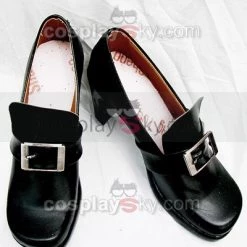 NewCosplay Black Butler Ciel Cosplay Boots Black Shoes Custom Made