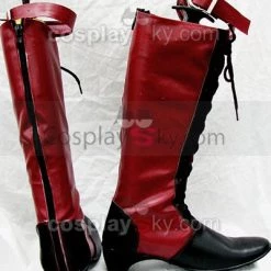 NewCosplay Black Butler Ciel Cosplay Boots Red Custom Made