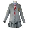 NewCosplay Your Lie In April Arima Kousei Cosplay Costume Outfits Halloween Carnival Suit