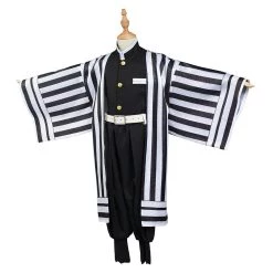 NewCosplay Demon Slayer: Kimetsu No Yaiba Iguro Obanai Kids Children Kimono Outfits Halloween Carnival Suit Cosplay Costume New Arrivals