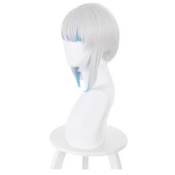 NewCosplay New Arrivals Hololive English VTuber Gawr Gura Heat Resistant Synthetic Hair Carnival Halloween Party Props Cosplay Wig