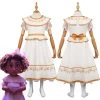 NewCosplay Encanto Mirabel Cosplay Costume Dress Outfits Kids Children Halloween Carnival Suit New Arrivals