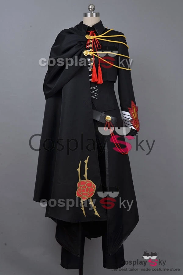 NewCosplay Code Geass Lelouch Of The Rebellion Black Uniform Cosplay Costume New Arrivals