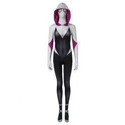 NewCosplay New Arrivals Spider-Man: Into The Spider-Verse Gwen Stacy Jumpsuit Halloween Carnival Suit Cosplay Costume