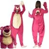 NewCosplay New Arrivals Toy Story 3 Lotso Strawberry Bear Pajama Sleepwear Christmas Halloween Cosplay Costume