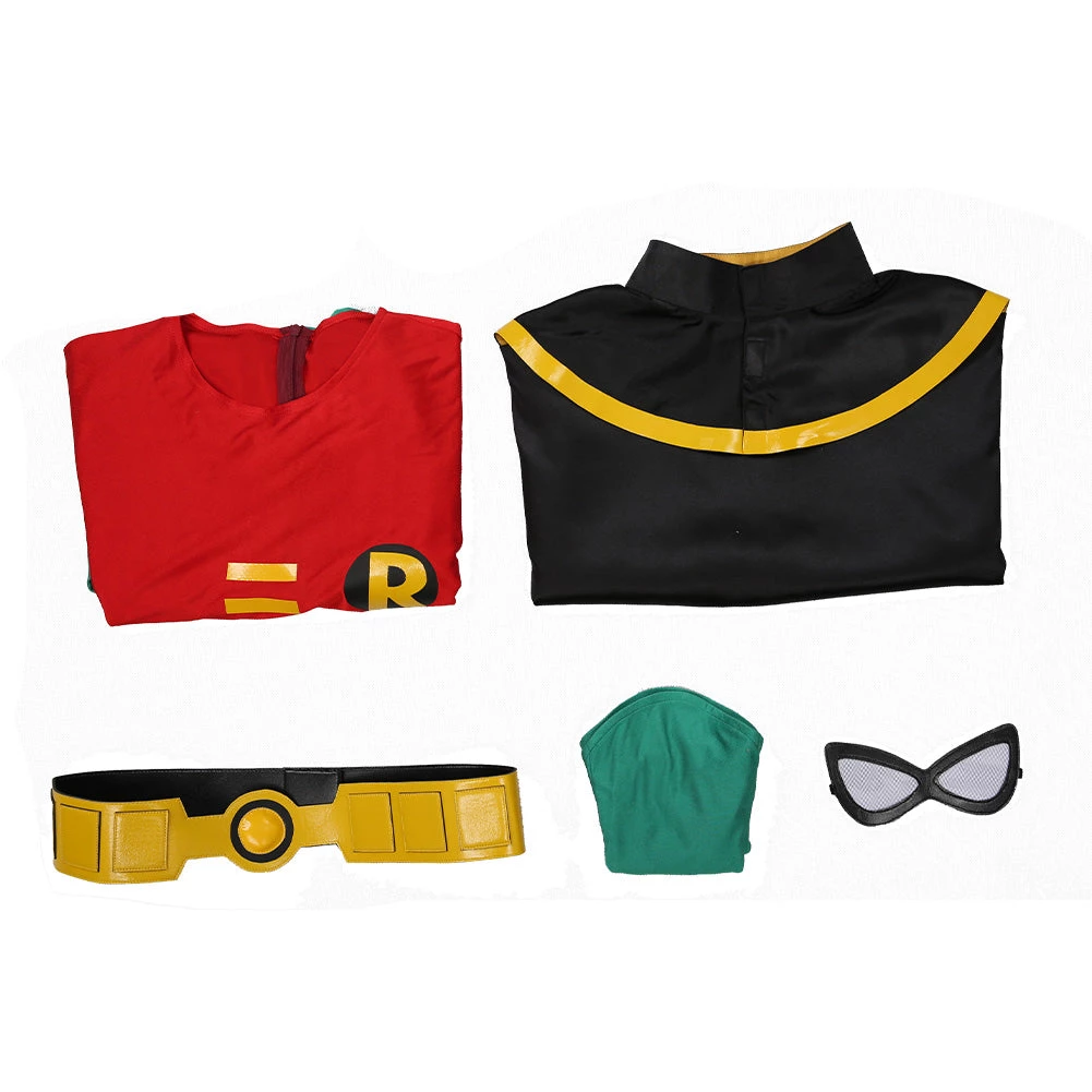 NewCosplay New Arrivals Teen Titans Robin Jumpsuit Outfits Halloween Carnival Costume Cosplay Costume 13 NewCosplay New Arrivals Teen Titans Robin Jumpsuit Outfits Halloween Carnival Costume Cosplay Costume