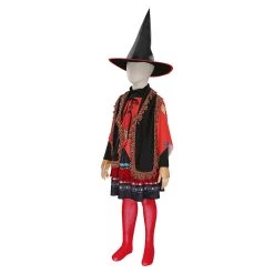 NewCosplay New Arrivals Hocus Pocus-Dani Dennison Kids Children Girls Skirt Hat Outfits Halloween Carnival Suit Cosplay Costume
