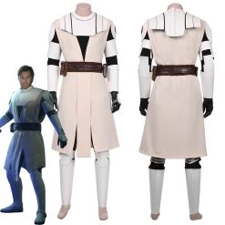 NewCosplay New Arrivals Star Wars: The Clone Wars -Obi Wan Kenobi Halloween Carnival Suit Cosplay Costume