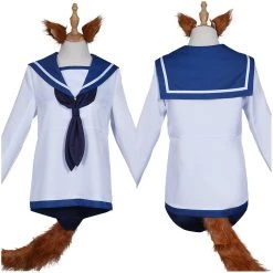 NewCosplay New Arrivals Strike Witches Miyafuji Yoshika Sailor Suit Dress Swimwear Outfits Halloween Carnival Suit Cosplay Costume