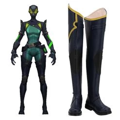 NewCosplay Valorant Viper Cosplay Boots Halloween Costumes Accessory Shoes New Arrivals